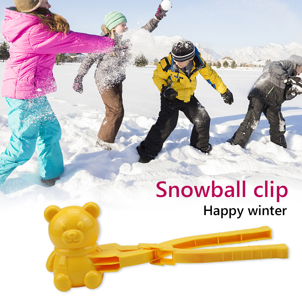 thumbnail image 4 of Fabricante Bolas Nieve Con Forma Oso Clip para Herramienta Molde Arena Plástico Exteriores Invierno, 4 of 8