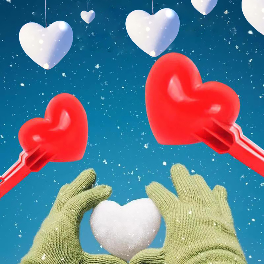 thumbnail image 4 of Kuymtek Clip para Bolas Nieve Con Forma Corazón para Herramienta para Bolas Nieve en Invierno (rojo), 4 of 10