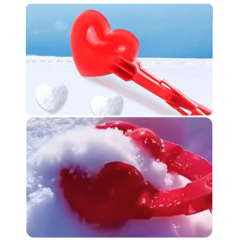 thumbnail image 3 of Kuymtek Clip para Bolas Nieve Con Forma Corazón para Herramienta para Bolas Nieve en Invierno (rojo), 3 of 10