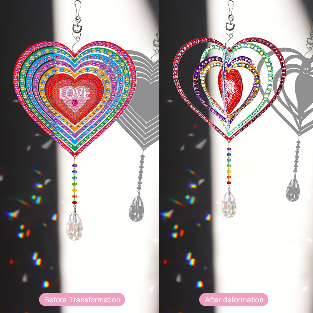 thumbnail image 4 of (GSP205) Colorido Creativo DIY Artesanal Giratorio 3D Diamante Doble Cara (giratorio Y Deformable Con Vídeo), 4 of 10