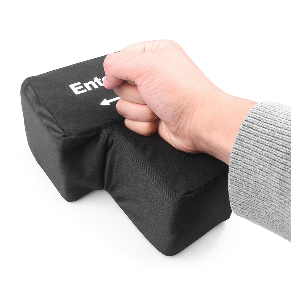 thumbnail image 3 of Computadora Antiestrés WDOplteas Tecla Entrada Enorme Botón Ventilación Teclado USB Gigante Negro, 3 of 7