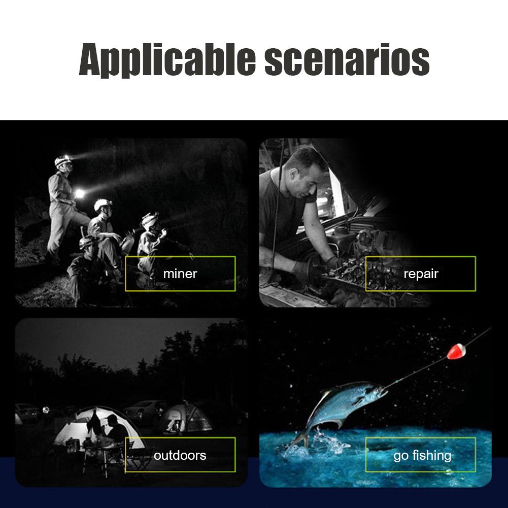 thumbnail image 5 of Nuevo Sensor Transfronterizo COB Faro Ciclismo Al Aire Libre Carga USB Circulación Nocturna LED Faro (negro), 5 of 10