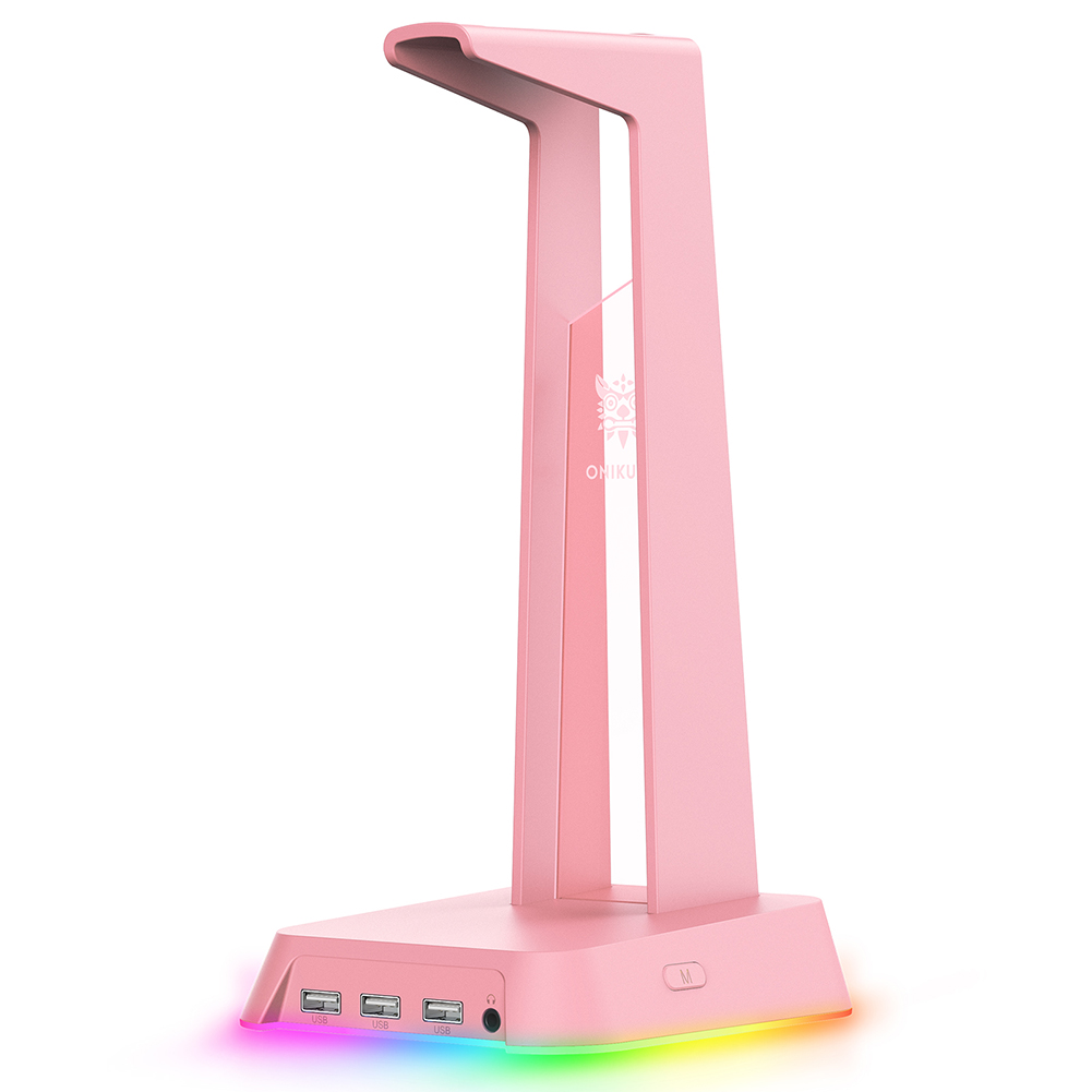 thumbnail image 2 of Bsvklp Soporte para pantalla ST-2 con soporte para 3 puertos USB + audio (rosa), 2 of 8