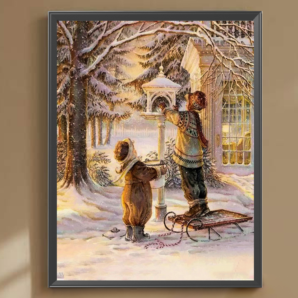 thumbnail image 4 of Imagen Diamantes Imitación Mosaico Artesanal Taladro Navidad Dibujo Pintura Resina Regalos, 4 of 10