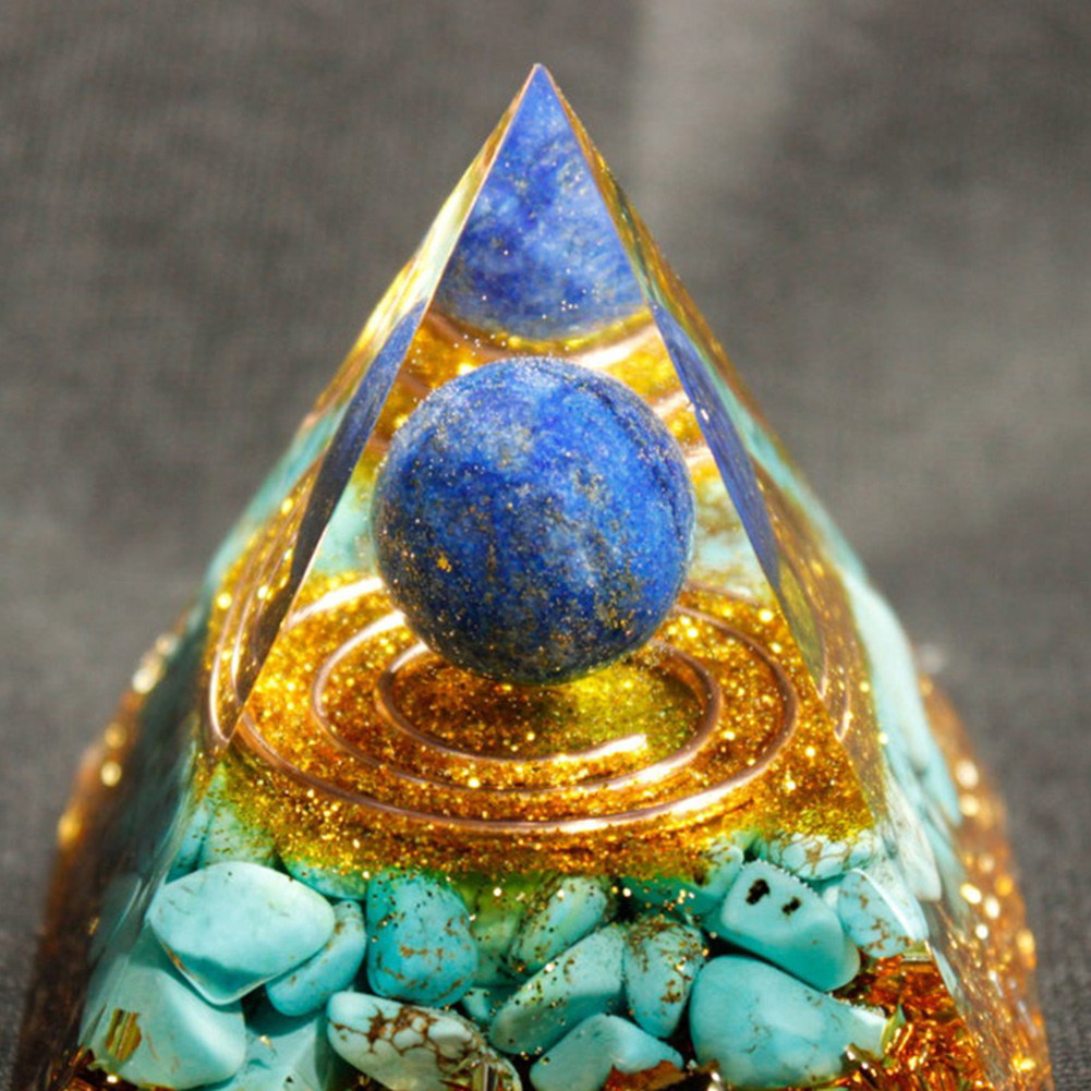 thumbnail image 3 of Btafrte Pirámide Cristal Natural Azul Piedra Curativa Chakra Reiki Deco, 3 of 10