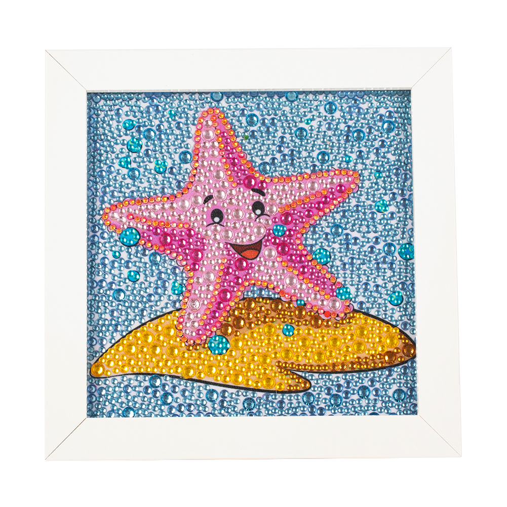 thumbnail image 2 of (DXZ57) Serie Dibujos Animados Mar Dibujos Animados Diamantes Con Forma Especial Pintura Diamantes Cristal 18*18cm, 2 of 10