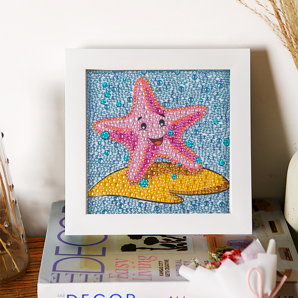 thumbnail image 5 of (DXZ57) Serie Dibujos Animados Mar Dibujos Animados Diamantes Con Forma Especial Pintura Diamantes Cristal 18*18cm, 5 of 10