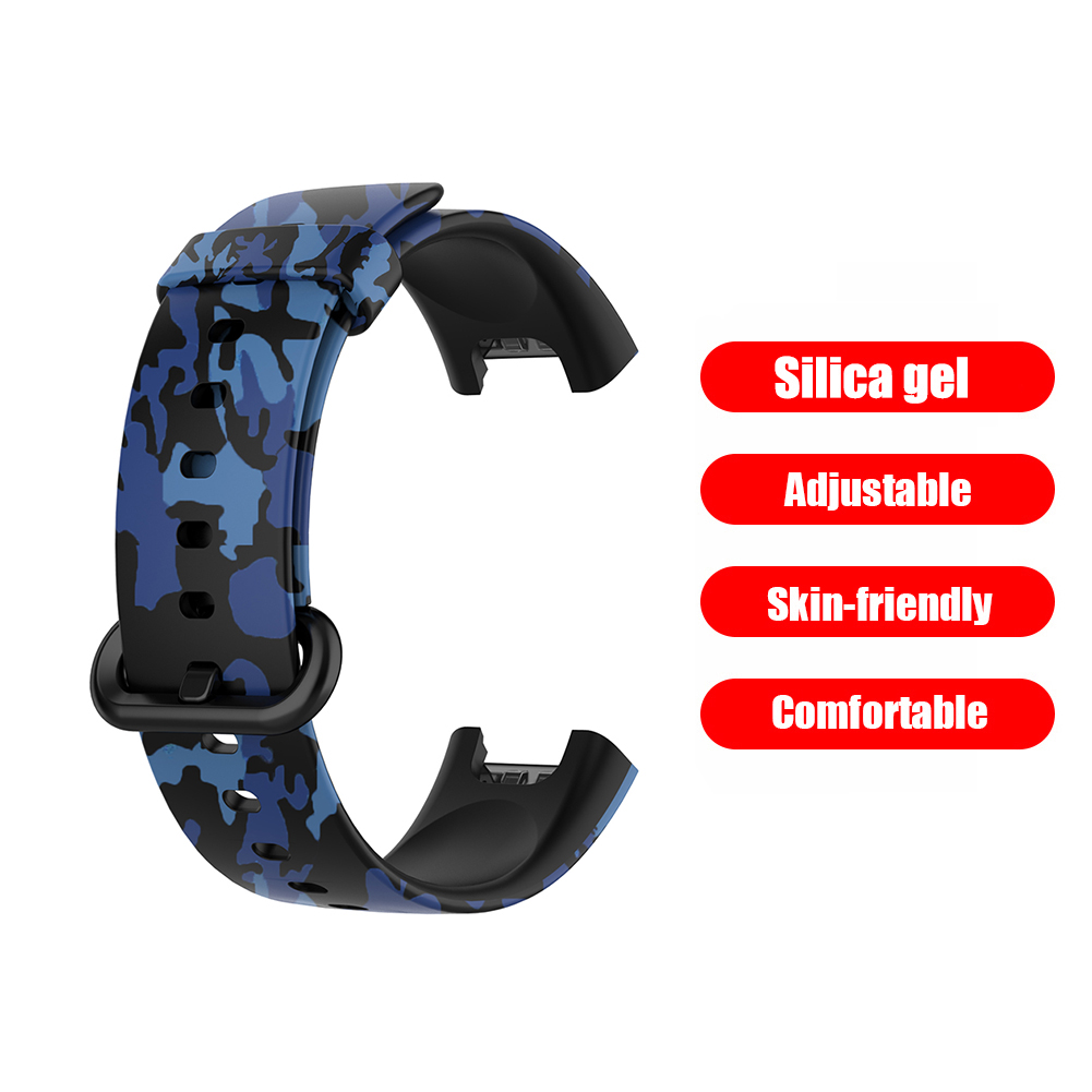 thumbnail image 4 of Correa Deportiva Cgtredaw para Reloj Redmi Watch 2 Lite camuflaje azul, 4 of 9