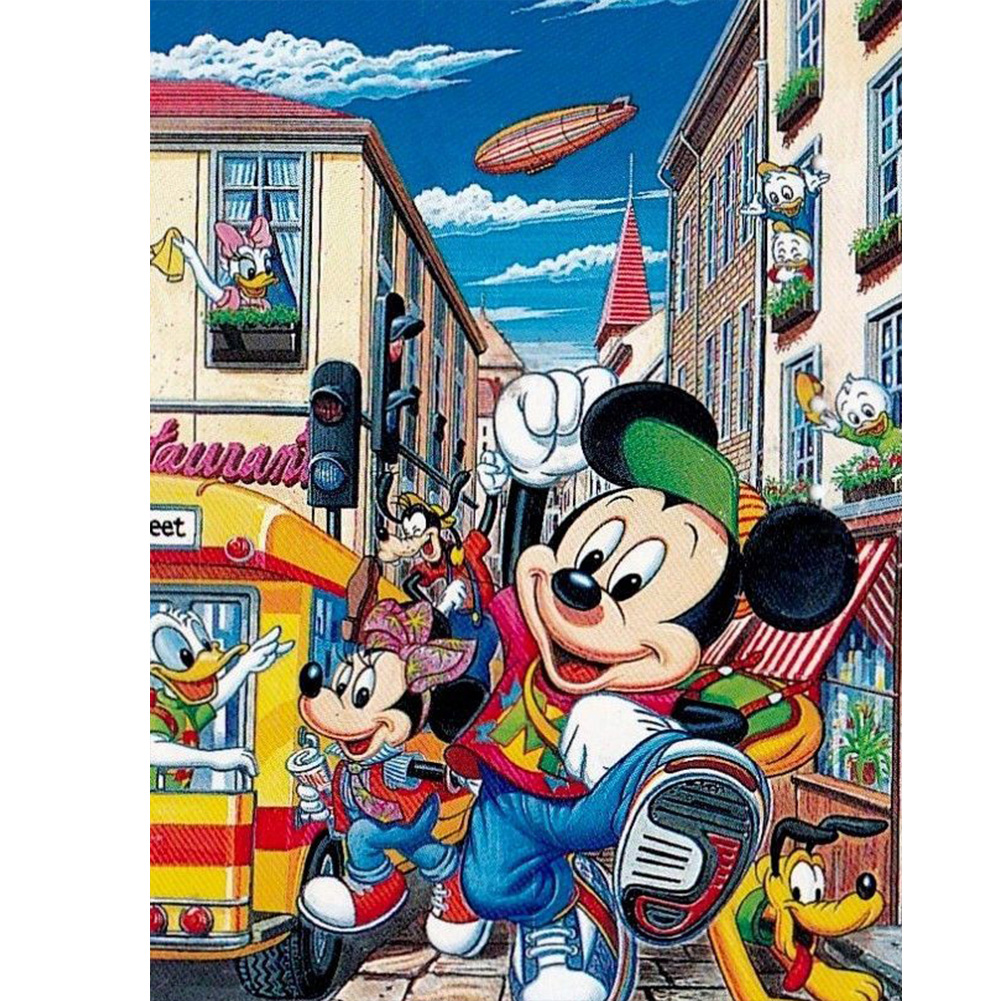 thumbnail image 2 of (B2578) Lleno Diamantes Disney Serie Dibujos Animados Diamante Resina 30*40CM 23 Colores, 2 of 10