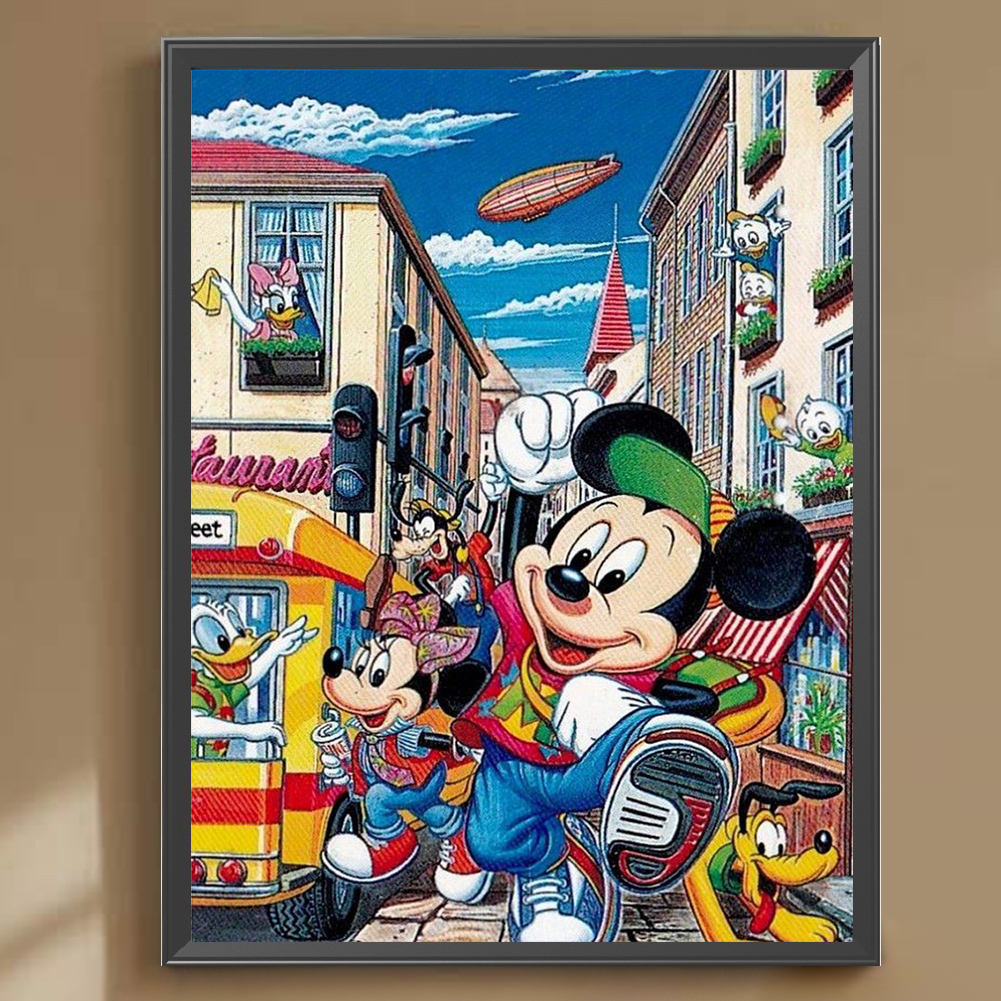 thumbnail image 4 of (B2578) Lleno Diamantes Disney Serie Dibujos Animados Diamante Resina 30*40CM 23 Colores, 4 of 10