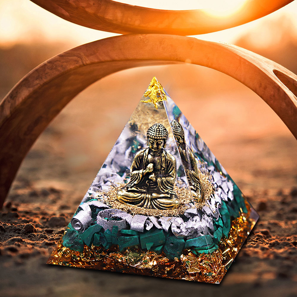 thumbnail image 4 of Pirámide Ogen 6 Cm Torre Cristal Natural Curación Energética Reiki Y Chakra (G) Pirámide Ogen 6 Cm + Estatua Buda G, 4 of 8