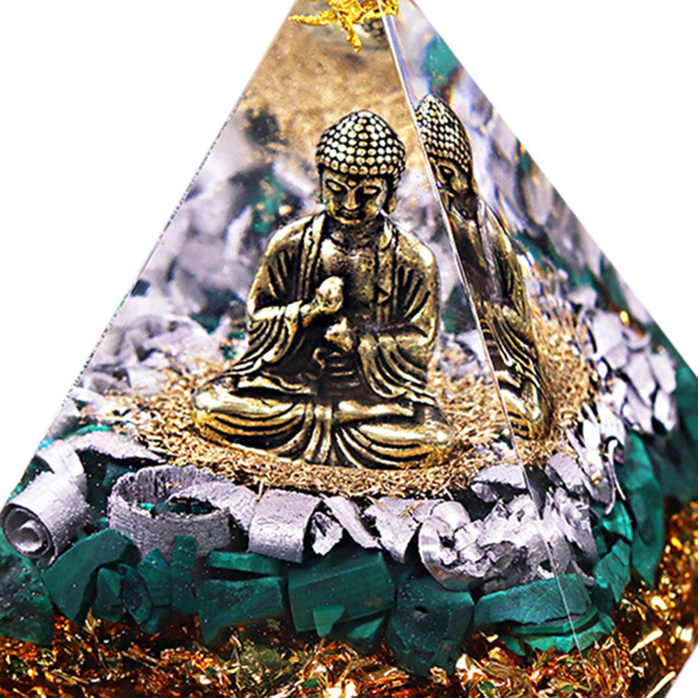 thumbnail image 3 of Pirámide Ogen 6 Cm Torre Cristal Natural Curación Energética Reiki Y Chakra (G) Pirámide Ogen 6 Cm + Estatua Buda G, 3 of 8