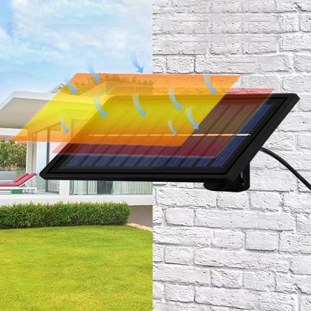 thumbnail image 3 of A [luz Blanca Un Cabezal + Control Remoto] Lámpara Araña Solar Retro para Exteriores Ahorro Impermeable Control Remoto Bombilla Cable para El Jardín Patio Paisaje Lámpara Pared (A), 3 of 10