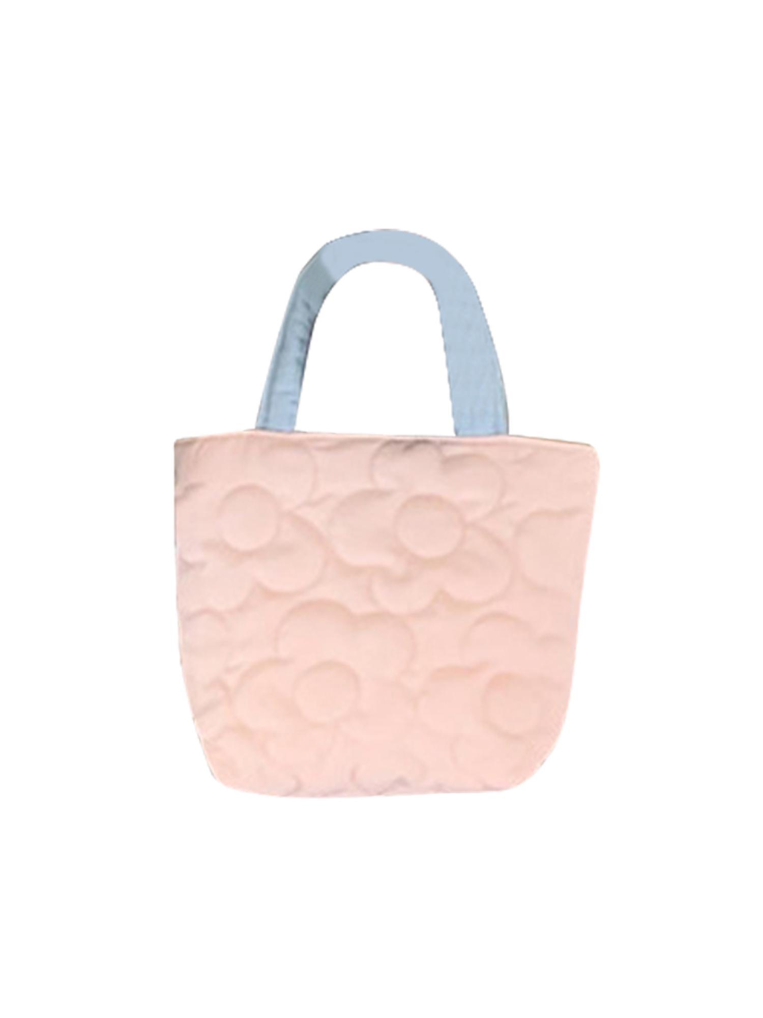 thumbnail image 2 of Bolso Acolchado de Algodón Btafrte Con Asa Superior para Mujer Rosa, 2 of 10