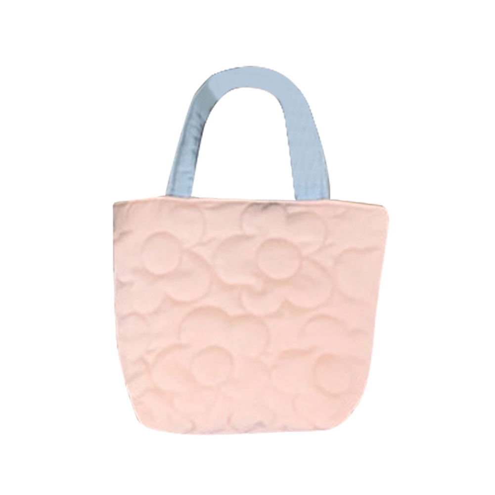 thumbnail image 3 of Bolso Acolchado de Algodón Btafrte Con Asa Superior para Mujer Rosa, 3 of 10