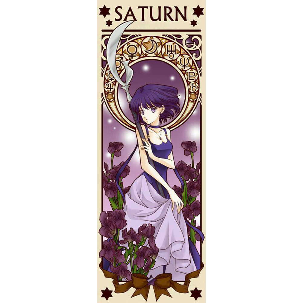thumbnail image 1 of (7) Hilo algodón ecológico bordado 11CT Impresión 3 hebras 30 * 85 cm Kit serie películas y televisión punto cruz la marca Sailor Moon-Curo, 1 of 9
