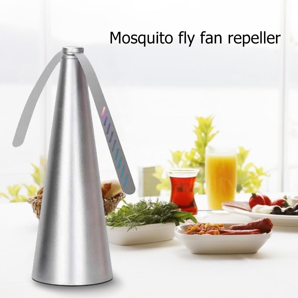 thumbnail image 4 of 3X USB Fly Mosquito Pest Bugs Repelente Ventilador Protector Alimentos Ventilador Escritorio (Plata, 4 of 10