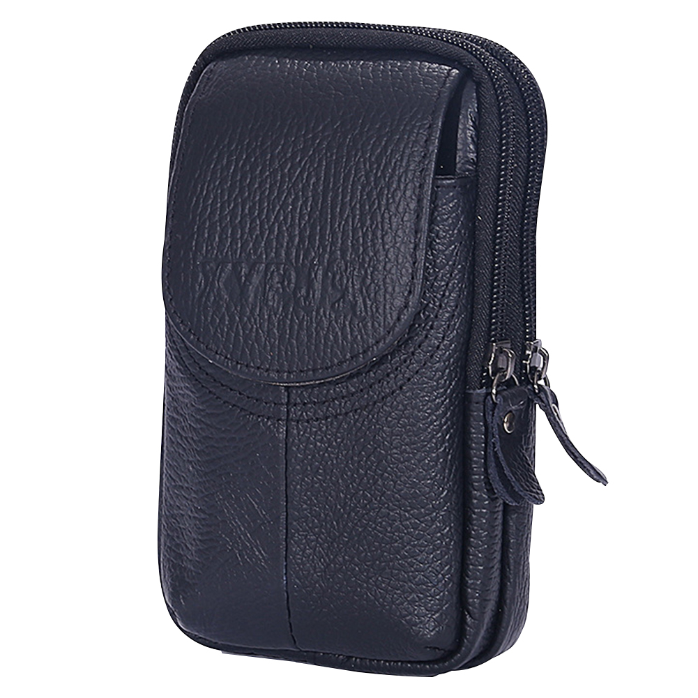 thumbnail image 3 of Bolso Kuymtek Riñonera Multifuncional Vertical Piel Vaca 6 3 Pulgadas para Hombre, 3 of 10