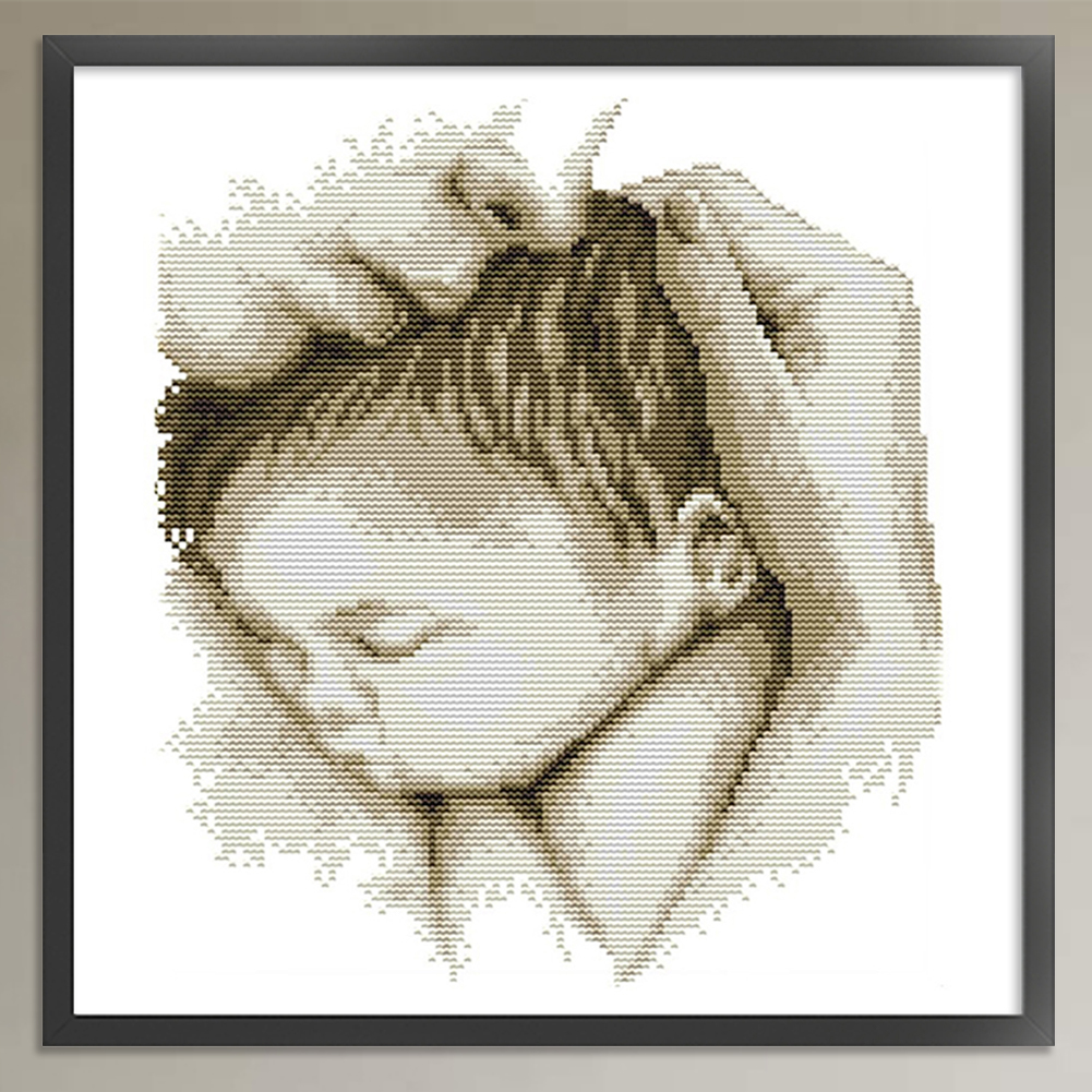thumbnail image 4 of Sosteniendo Al Bebé Cgtredaw Punto Cruz Parcial 14CT Bordado Contado DIY, 4 of 10