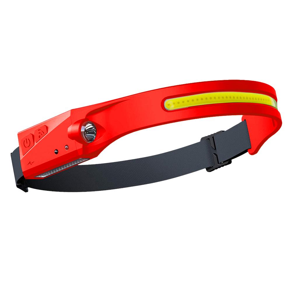 Kuymtek COB LED Faro Sensor Faro Recargable Al Aire Libre (rojo ...