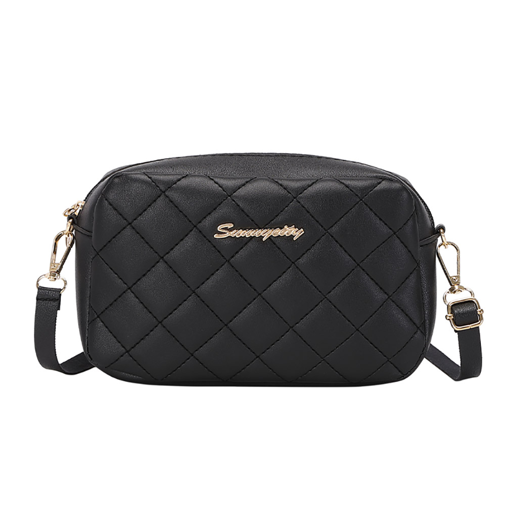 thumbnail image 3 of Bolso Bandolera Cuero PU para Mujer Bolso Bandolera Retro Con (negro), 3 of 10