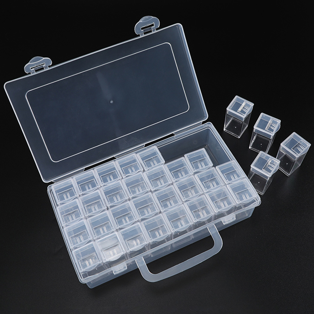thumbnail image 3 of Caja de Almacenamiento Cgtredaw Herramientas Pintura Diamantes 5D 32 Rejillas, 3 of 10