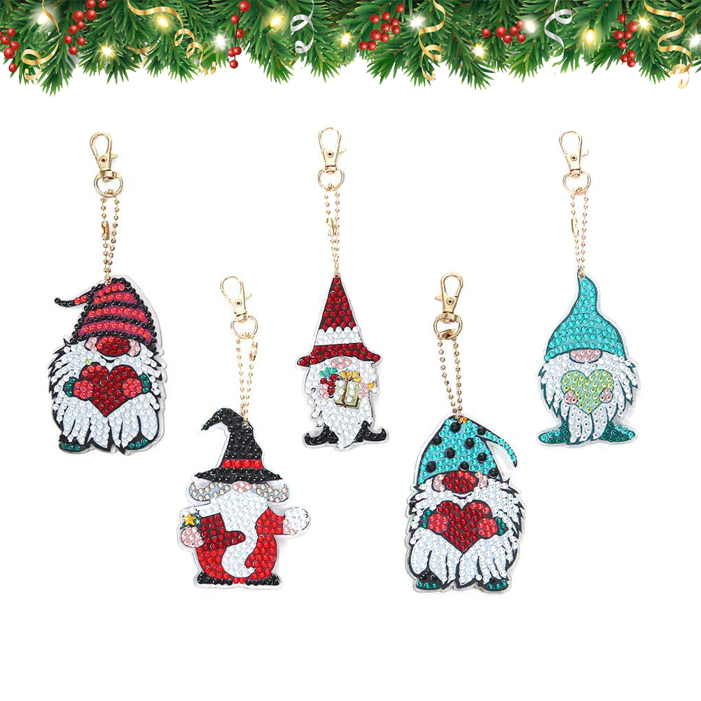 thumbnail image 4 of Kit Llavero Con Forma Especial Completa Gnomos DIY 9 Piezas, 4 of 10
