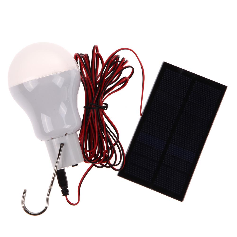 thumbnail image 2 of Lámpara Bombilla LED Solar Portátil Exterior Campaña Pesca, 2 of 7
