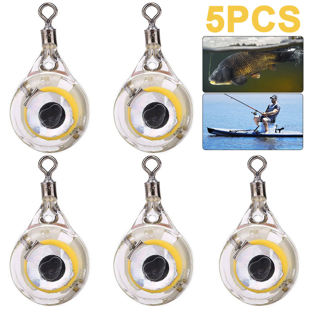 thumbnail image 2 of Trampa para Señuelos Pesca Kuymtek LED Lámpara Luminosa Ojo Cebo Calamar Verde 5 Uds, 2 of 10