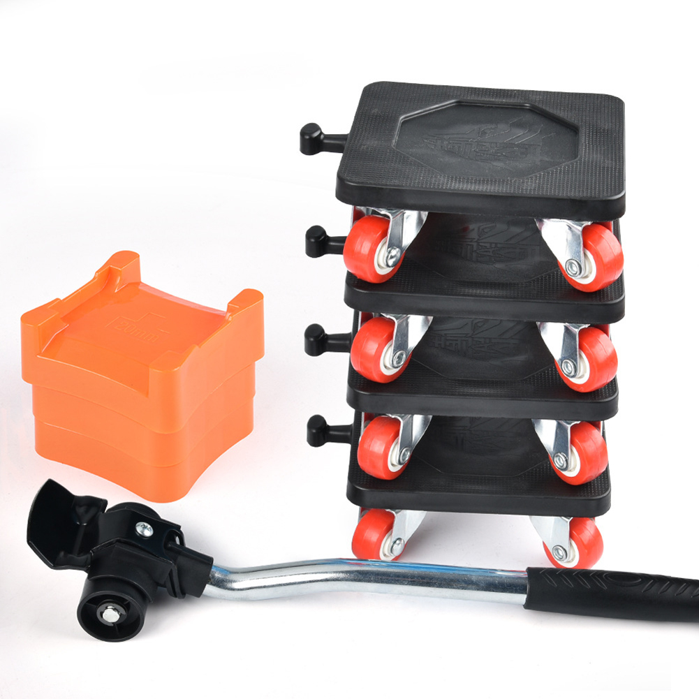 thumbnail image 2 of Btafrte Barra Rodillos Con Ruedas para Mover Muebles Pesados ​​de Transporte Doméstico (negro), 2 of 10