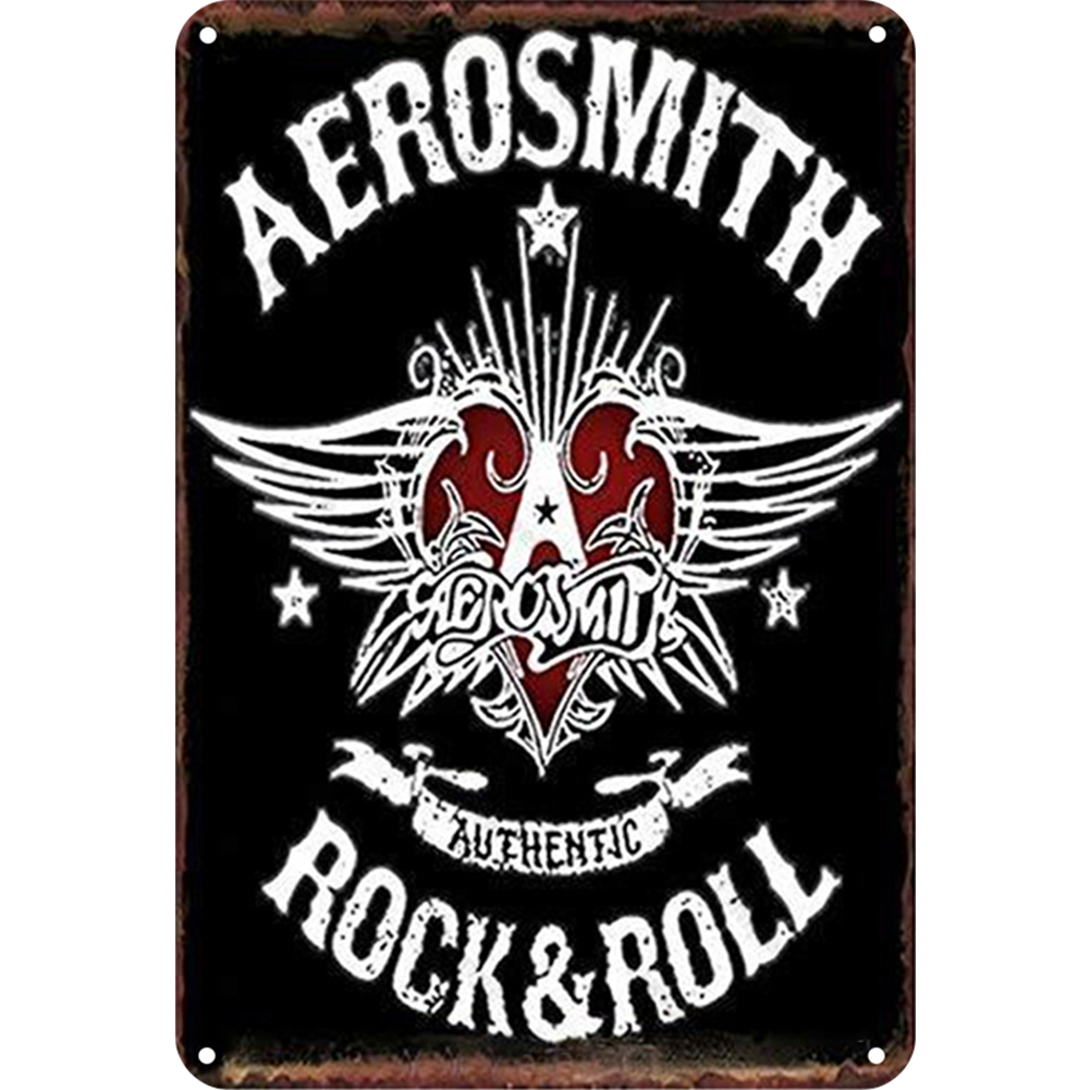thumbnail image 2 of Hojalata Rectangular 20*30cm Plano Serie Personajes La Banda Rock Aerosmith, 2 of 10