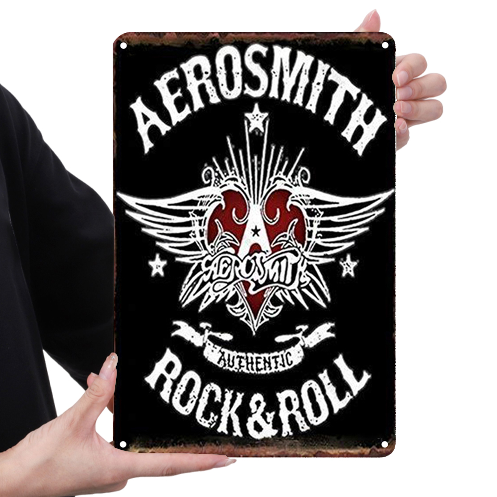 thumbnail image 5 of Hojalata Rectangular 20*30cm Plano Serie Personajes La Banda Rock Aerosmith, 5 of 10
