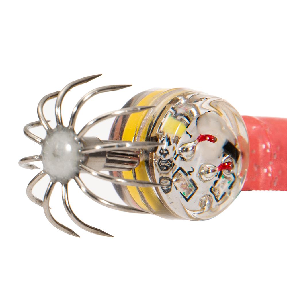 thumbnail image 4 of Señuelo Con LED para Pesca Calamar Lámpara Subacuática Mar (rosa) 2 Uds., 4 of 10