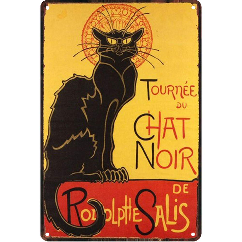 thumbnail image 2 of (C) Rectangular Hojalata 20*30cm Plano Serie Animal Gato, 2 of 10
