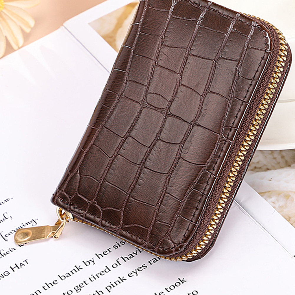 thumbnail image 4 of Btafrte Cartera Piel Sintética para Mujer Bolso Mano Con para Negocios (café), 4 of 8