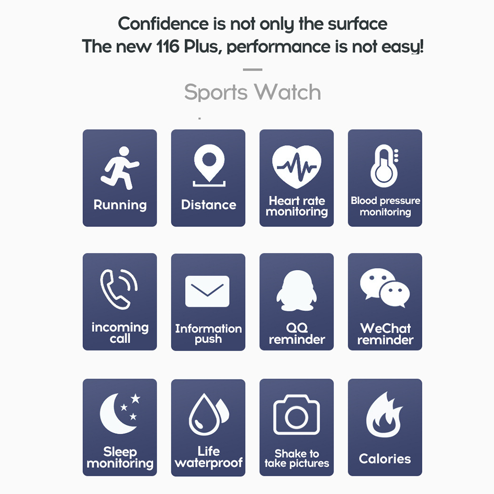thumbnail image 5 of Reloj Deportivo Btafrte Touch Smart Bracelet Fitness Tracker Monitor Ritmo Cardíaco Negro, 5 of 10