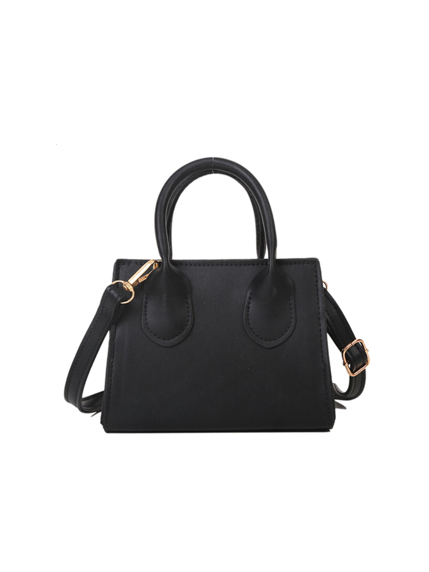 thumbnail image 2 of Mini Bandolera Hombro Cuero para Mujer Con Asa Superior para (negro), 2 of 10