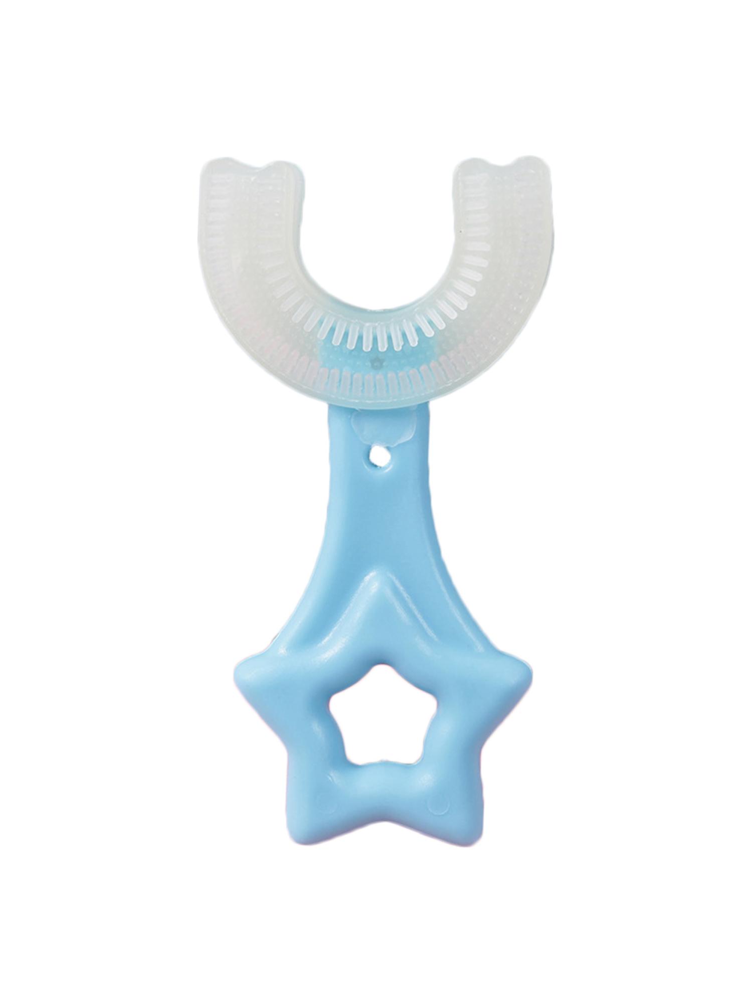 thumbnail image 2 of Cepillo de Dientes para Bebé en Forma U 360 Grados Suave Silicona Btafrte, 2 of 10