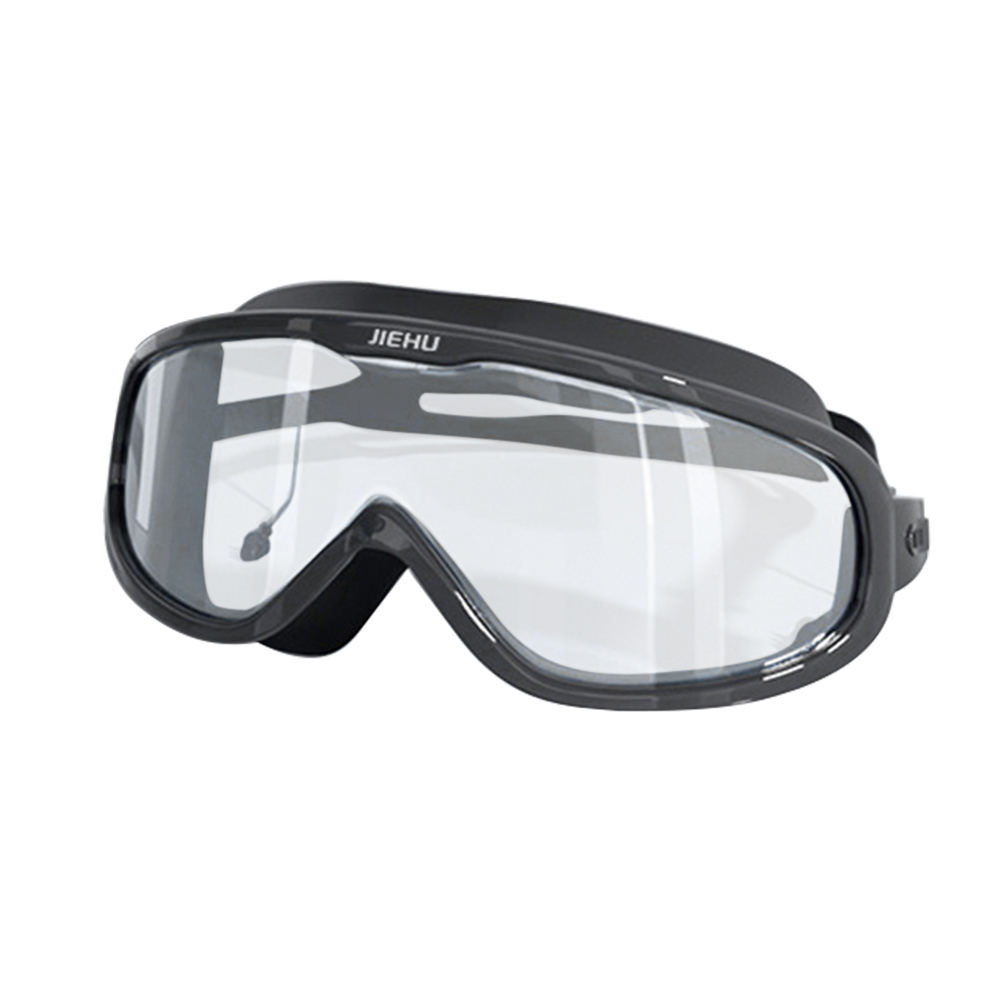 thumbnail image 2 of Gafas de natación Antivaho Cgtredaw Impermeables con tapones para los oídos negro, 2 of 10