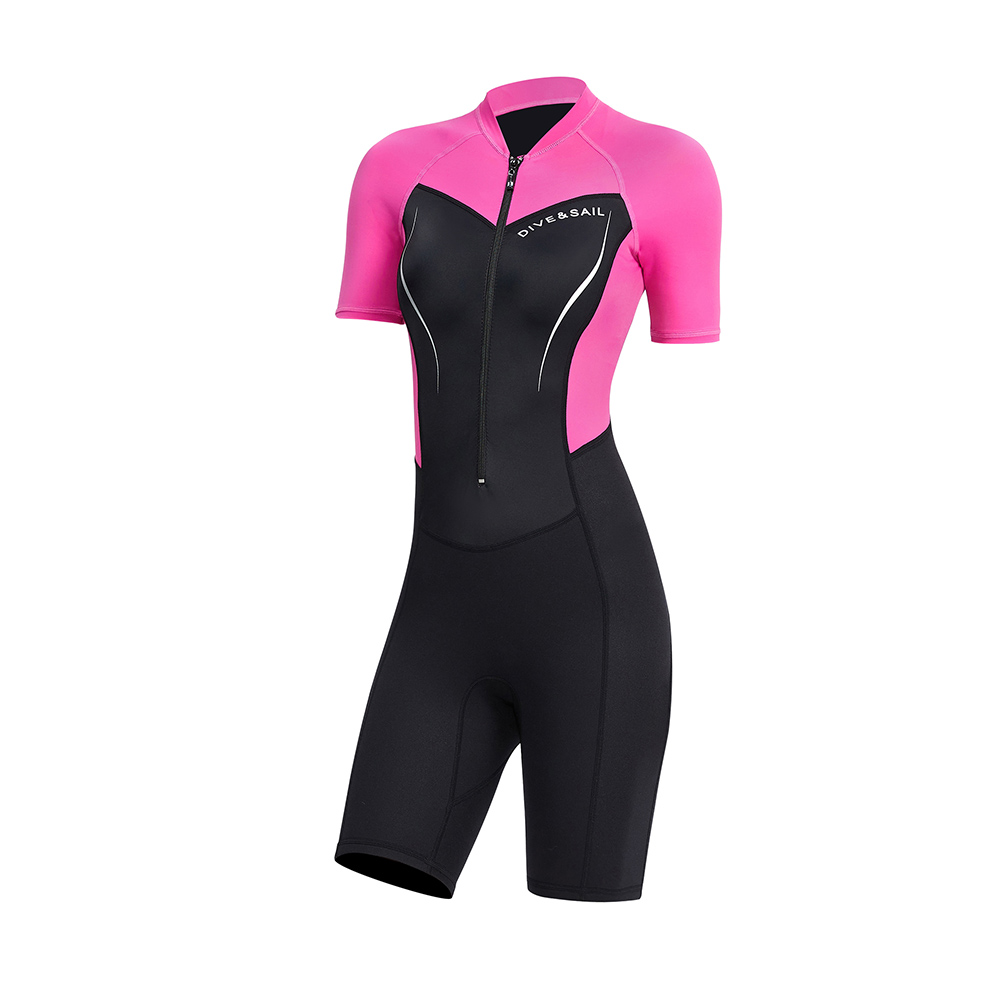 thumbnail image 4 of Kuymtek DIVE SAIL Neopreno Scuba Snorkel Natación Mujeres Body Trajes Neopreno (Rosa XL), 4 of 10