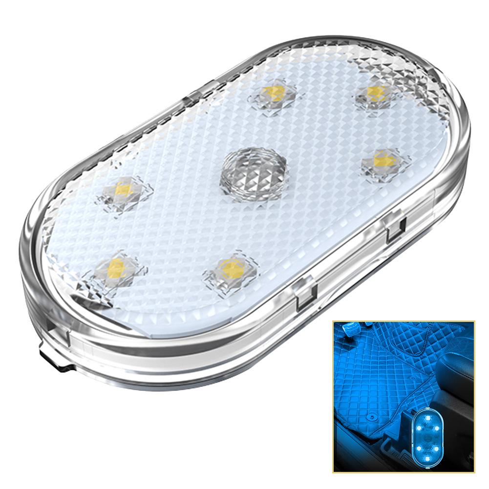 thumbnail image 4 of Luces LED Táctiles para Coche Lámpara Lectura Inalámbrica Techo Automático (hielo) Azul, 4 of 10
