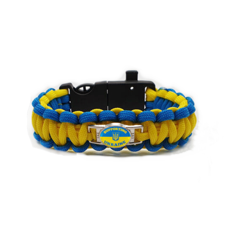 thumbnail image 2 of Pulseras Paracord Bsvklp Símbolo Ucraniano regalo pareja, 2 of 2