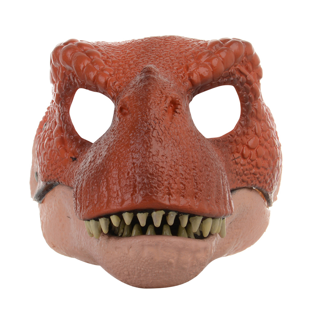 thumbnail image 1 of Máscara Dinosaurio para Fiesta Mandíbula Halloween Juguete Aterrador, 1 of 8