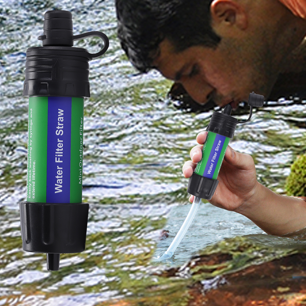 thumbnail image 4 of Filtración Emergencia Paja Cgtredaw Filtro para Acampar verde Negro, 4 of 10