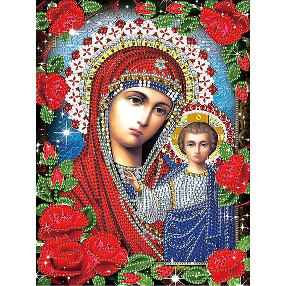 thumbnail image 2 of Kit Pintura Diamantes 5D Piezas Religiosas Taladro Especial Imitación, 2 of 10