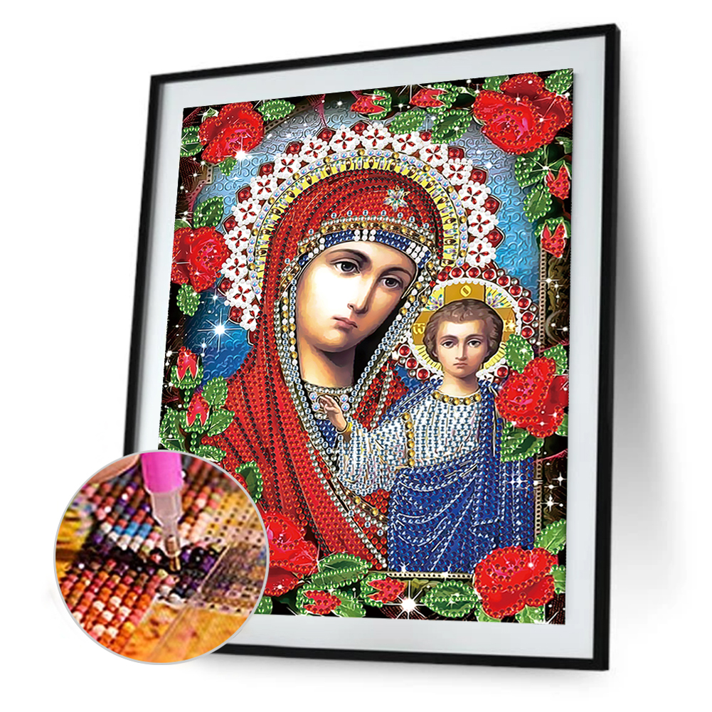 thumbnail image 4 of Kit Pintura Diamantes 5D Piezas Religiosas Taladro Especial Imitación, 4 of 10