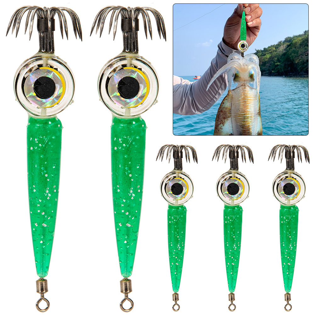 thumbnail image 5 of Señuelo Con LED para Pesca Calamar Lámpara Subacuática Mar (verde) 5 Uds., 5 of 10
