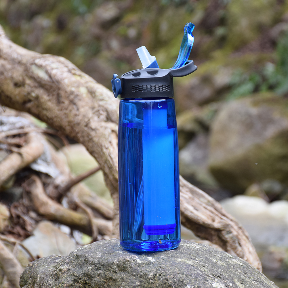 thumbnail image 2 of Hervidor Gran Capacidad 650 Ml Botella Mezcladora Filtro para Al Aire Libre (azul), 2 of 2