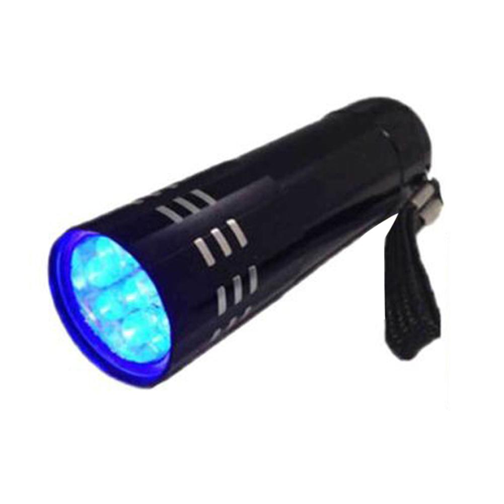 thumbnail image 3 of Mini Aluminio UV ULTRA VIOLETA 9 LED LINTERNA Antorcha Lámpara, 3 of 3