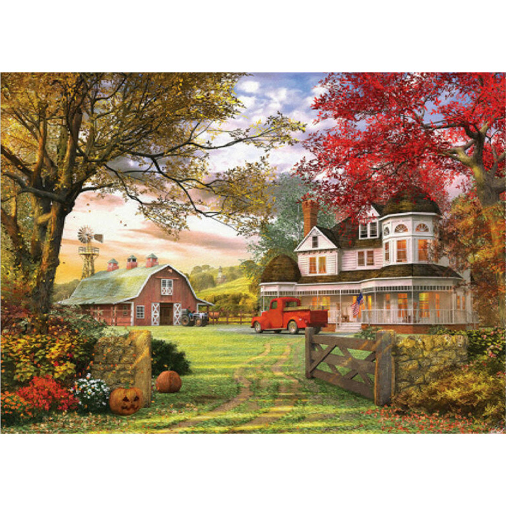 thumbnail image 2 of (DE0532) Kit Bordado Punto Cruz Con 5D DIY (Casa08) 45x60cm, 2 of 2